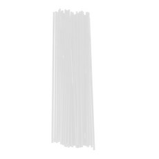 50PCS 21.5cmx3mm 섬유 스틱 로드 호환 로드는 홈과 호환 가능한 로드 및 홈과 호환 가능한 로드, 하얀색