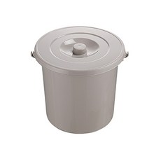 KEYWAY 聯府 廚餘桶 12L D12 附蓋雙層 乾濕分離 可瀝水 廚房垃圾桶 台灣製, 灰色, 1個