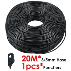 KESLA 온실 드립 관개 방향 화살표 송신기 정원 자동 급수 시스템 화분 식물 10 20 세트 5MM (색상-3I5MM Hose 20M), 3I5MM Hose-20M, 3I5MM Hose 20M