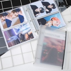 엽서바인더 기념앨범 폴라로이드앨범 티켓홀더, 3-엽서바인더-5in