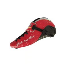 성인인라인스케이트 선수용 슬라이드 파워 카본 신발 상품, 1개, B. 레드 단일 신발