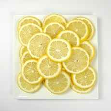 청과마루 레몬 슬라이스 냉장 대용량 업소용, 1개, 얇게 1kg