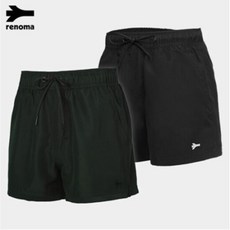 레노마수영복 남성 비치 솔리드 보드숏 팬츠 블랙MS2C998BK 2657309