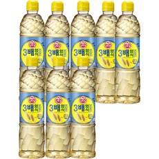 오뚜기 3배 양조 식초, 8개, 900ml