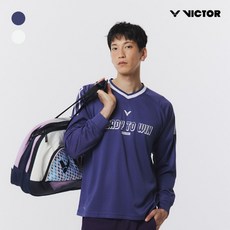 빅터 아울렛 남녀공용 긴팔 티셔츠 2컬러 T-55102 배드민턴 탁구 스쿼시 스포츠웨어