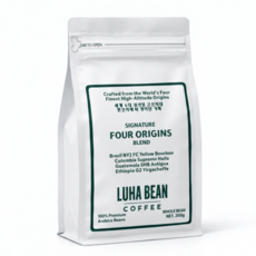 고소한 원두 루하빈 커피 시그니처 블랜드 홀빈 홈카페 200g, 1개, 홀빈(분쇄안함)