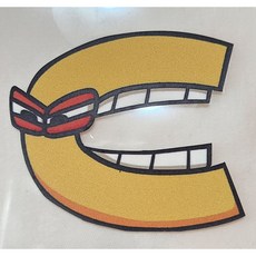 쏘하 알파벳로어 C 우레탄 전사지, 1개