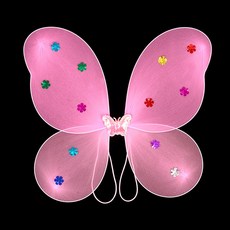 파티짱 큐티 나비 날개 천사 분장, 핑크