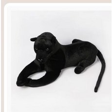 롱쿠션 대형 몸베개 포옹 베개 안고자는 애착인형 플러시, 검은 늑대