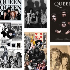 빈티지 레트로 퀸 밴드 인테리어 포스터 총 30종/3종 세트, set3