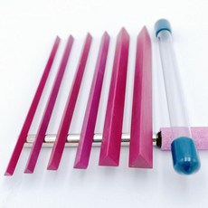 맷돌 루비 연마 오일 스톤 그릿 삼각형 모양 초미세 금속 칼 숫돌 길이 100mm 3000, 07 Triangle 3X100mm, 1개