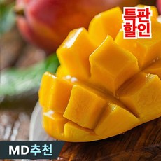 [A급특판할인] 프리미엄항공직송 샤르르꿀절임 고당도 애플망고, 1박스, 1kg