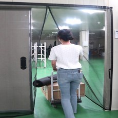 고리아 현관방충망 대형 벨크로자석모기장 방충문 맞춤, 1.(맞춤X) 화이바 방충망-브라운(80x230)