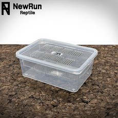 NRC적재형케이지 소사이즈 크레 파충류사육통, 1개, 화이트