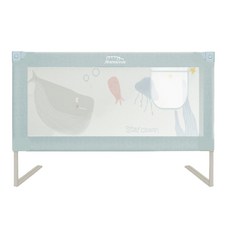 Mommy want 床圍 床邊護欄 寶寶床圍 嬰兒床護欄 一鍵升降, 海洋150