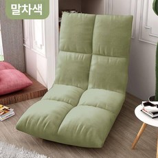 기숙사 자취방 간편한 소파 좌식 더블 접이식 머리맡, 말차그린 8칸 대형 요추 베개 포함
