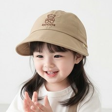 몽실이 베어 스티치 챙모자 유아동 아기 외출 사진촬영