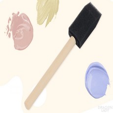 스펀지 붓 2.5cm 유아물감놀이 페인팅붓 미술도구