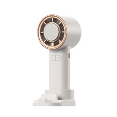 新款 USB 充電 便攜式 渦輪小風扇, 360B 白色 製冷款145X57X55mm