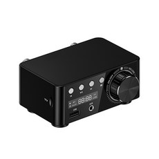 50W 50W Infineon MA12070 Bluetooth 5.0 디지털 오디오 파워 앰프 클래스 D USB AUX TF 홈 시어터 HiFi 스테레오 미니 앰프, 02 black