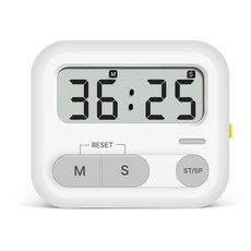 WETWO 무소음 LED모드 피부미용 공부 쿠킹 타이머 HS-T6021, 1개, 화이트