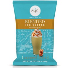 제과제빵 빵집 엔젤 스페셜티 프로덕트스 말차 그린 티 블렌디드 크림 믹스 [3파운드], 48 Ounce 1개, Caramel Latte