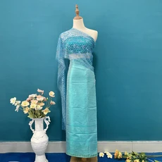 태국 미얀마 여성 다이 의상 민족 공연 무용 전통 스타일 드레스, 01 one size, 40 13