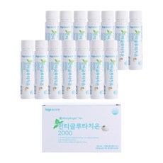민티 글루타치온 2000mg 톤업 미백 드링크 글루타치온 2000mg + 화이트토마토 하루 한 병 민티 브라이트, 14개, 25ml