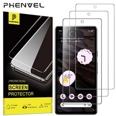 Pixel 8 7A 6A 7 6 8A 9A 9 XL Anti Shatter 보호 유리 용 완전 투명 화면 보호기, 1pc 1 bag, For Pixel 9 2