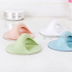 접착식손잡이 부착식손잡이 부착식가구손잡이 창문손잡이부착형, 연두색, 1개