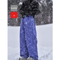 야외 아웃도어 방풍 스포츠 활동 상의 튼튼한 지퍼 레저 제품 겨울 하의 스키복 통기성 동계 스노보드복 신축성, 5.말린 블루 하의 XS