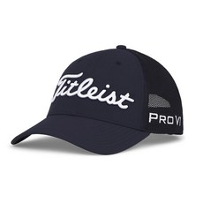 [아쿠쉬네트코리아 정품] 타이틀리스트 2025 투어 퍼포먼스 메시 모자 TH25ATPMA, 1개, 네이비/화이트