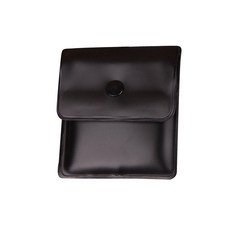 隨身滅菸袋 隨身煙灰缸 防火滅菸袋 煙灰袋 煙袋 菸盒 熄菸袋 煙蒂收集器, 黑色, 1個