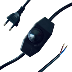 OJ-339 디밍 스위치 코드선 2M 블랙 / 화이트, 1개