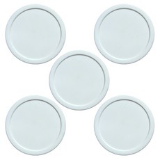 5Pcs 홈 에어 하키 퍽 플레이룸 게임 테이블용 플라스틱 하키 퍽, 하얀색