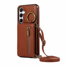 테일즈 갤럭시S24 FE 케이스/S721 빈티룩 키링 포켓 스트랩 케이스