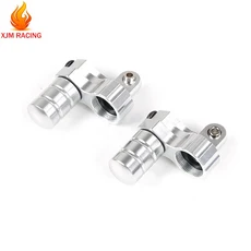 CNC 합금 전면 또는 후면 피기 후면 저수지 충격 캡 1/5 HPI Rofun Baha Rovan KM BAJA 5B 5T 5SC RC 자동, 02 Front Silver