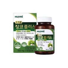 쉴틈없는두뇌건강 트리플 징코플러스 60정 1개