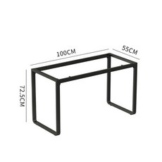 골드 프레임 철제 테이블 다리 카페 교체용 가구 800x350x600(골드), 100 55 72.5cm A
