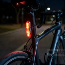 웰픽스 자전거 후미등 5구 LED, 레드, 1개