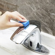 화장실청소 물때제거 스펀지, 연그레이, 1개, 연그레이