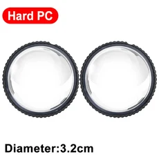 인스타360 X4 에어용 HD 렌즈 가드 커버 2개 세트 전면 및 후방카메라 카메라 보호기 강화유리PC 캡, 01 for Insta360 X4 Air, 02 2PCS-PC