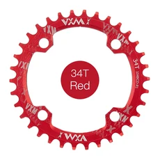 VXM 자전거 104BCD 크랭크 CNC 좁은 와이드 체인 휠 MTB 자전거 30/32/34/36/38/40/42/44/46/48/50/52T 체, 10 36T Oval