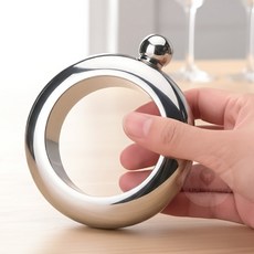 로픽 링 힙플라스크(100ml) (실버)