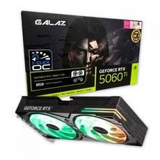 갤럭시 GALAZ 지포스 RTX 5060 Ti EX BLACK OC D7 8GB, 단일모델