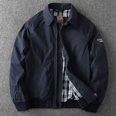 Wiseha 남성 봄가을 캐주얼 자켓 카라 집업 점퍼 땀복 바람막이 아우터