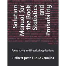 (영문도서)Solution Manual for the Book Statistics and Probability: Foundations and Practic... Paperback, Independently Published, English, 9798292553526