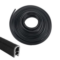 Vvag 5m(16.4피트) 자동차 도어 엣지 가드 접착제 없는 자동 프로텍터 트림 충돌 방지 U자형 차량 씰 트럭 세단 SUV용 범용 핏 (5m(16.4피트) 22490, MRCPRIAN 자동차 도어 엣지 프로텍터, 고무 자동