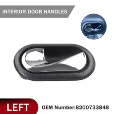 르노 Duster Logan Dacia Sandero MK1 용 새 왼쪽 및 오른쪽 자동차 내부 도어 핸들 8200733848