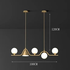현대적인 식당 공간 펜던트 조명 실내 천장 램프 행잉 led 샹들리에, [02] white A, [02] Length 140cm, [04] APP with RC Dimmable
